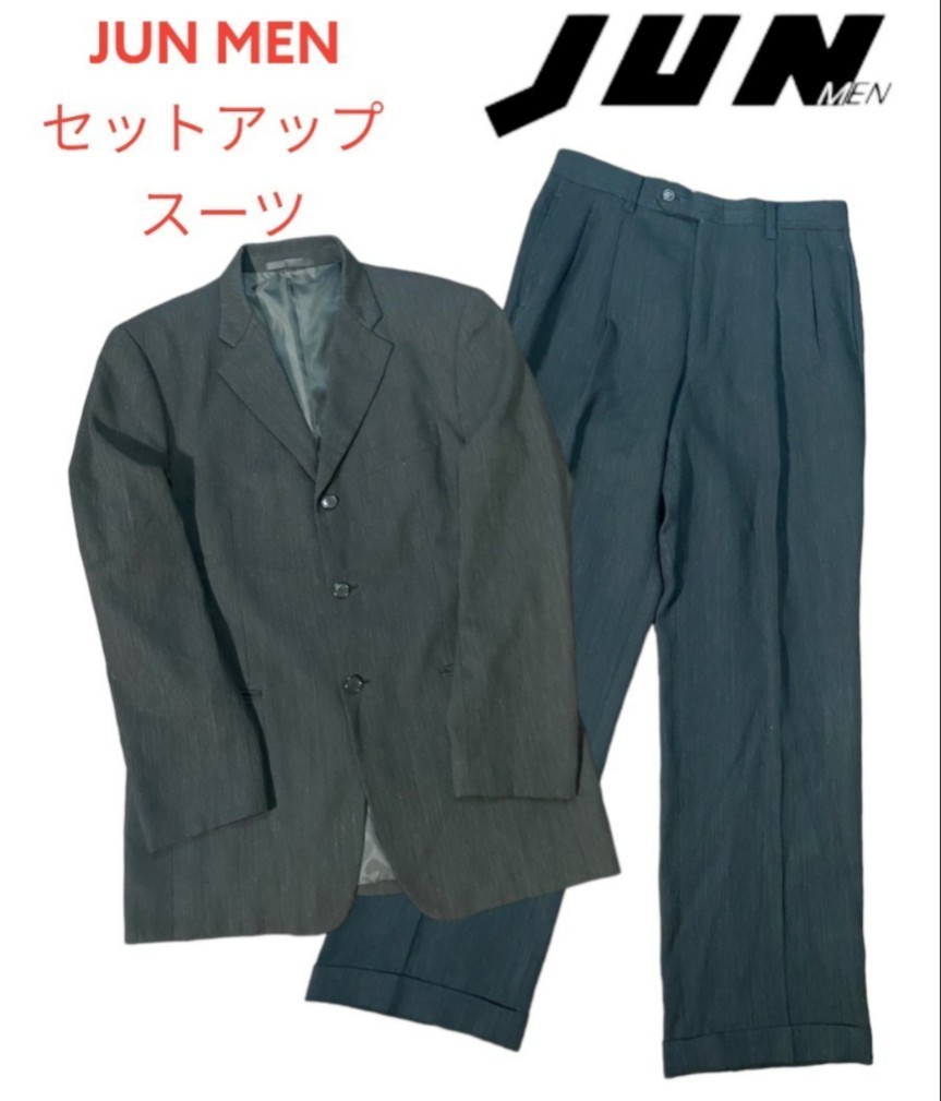 【完売】  【モード】JUN スーツ テーラードジャケット セットアップ MEN JUNMEN
