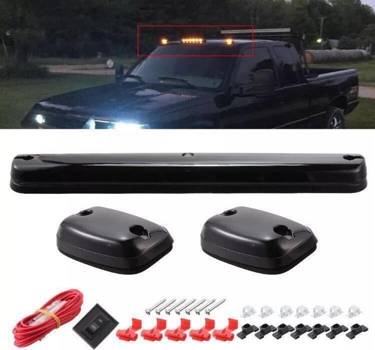 # roof marker te.- Lee marker smoked orange amber LED Dodge Ram Ame car Delica silvered Tahoe Suburban f150