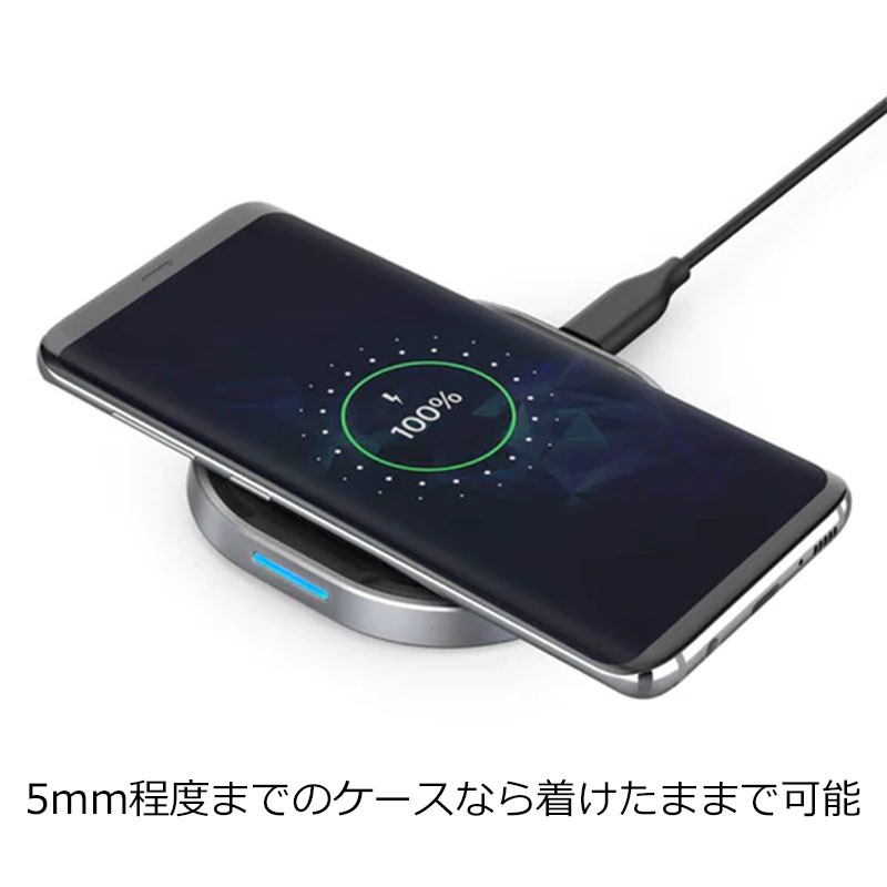 未使用品 Anker PowerWave 15 Pad ワイヤレス充電器 急速ワイヤレス充電対応 ブラック アンカー