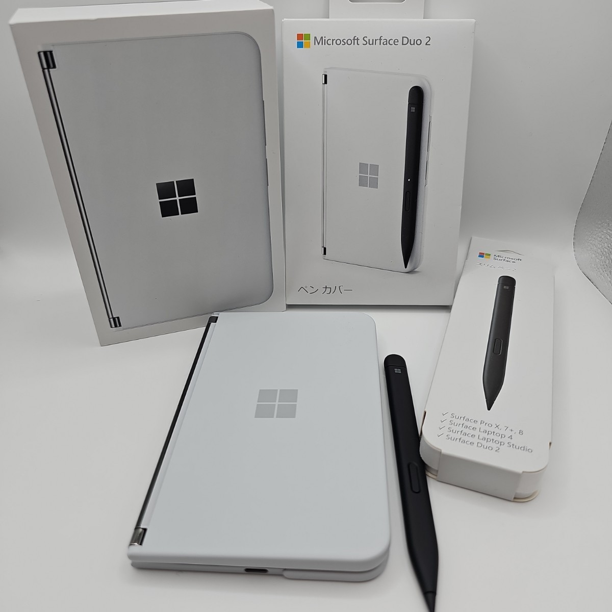 高価値】 Microsoft Surface Duo2 128GB ペンカバー スリムペン 美品