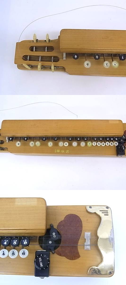 h0051 Taisho koto .. струнные инструменты традиционные японские музыкальные инструменты кото жесткий чехол имеется 