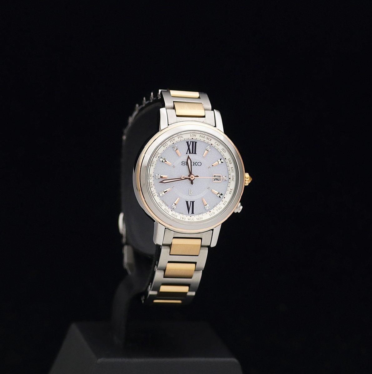 美品 SEIKO セイコー ルキア ラッキーパスポート SSQV034 1B25-0AV0