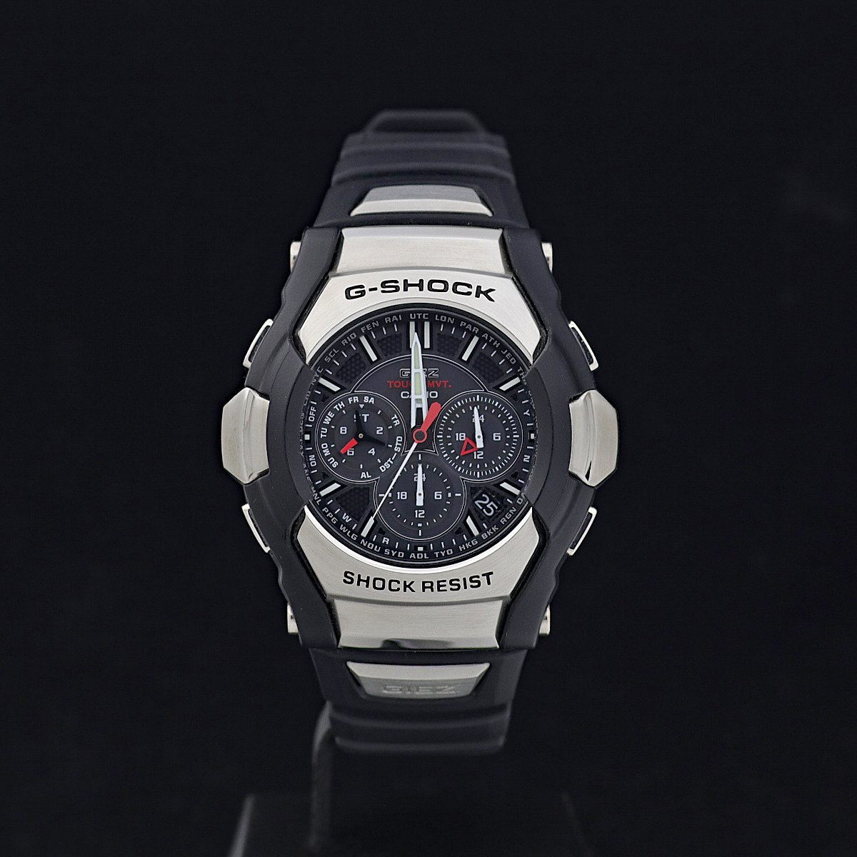 激安通販 G-SHOCK カシオ CASIO 美品 GIEZ 定価4.9万 黒文字盤 電波