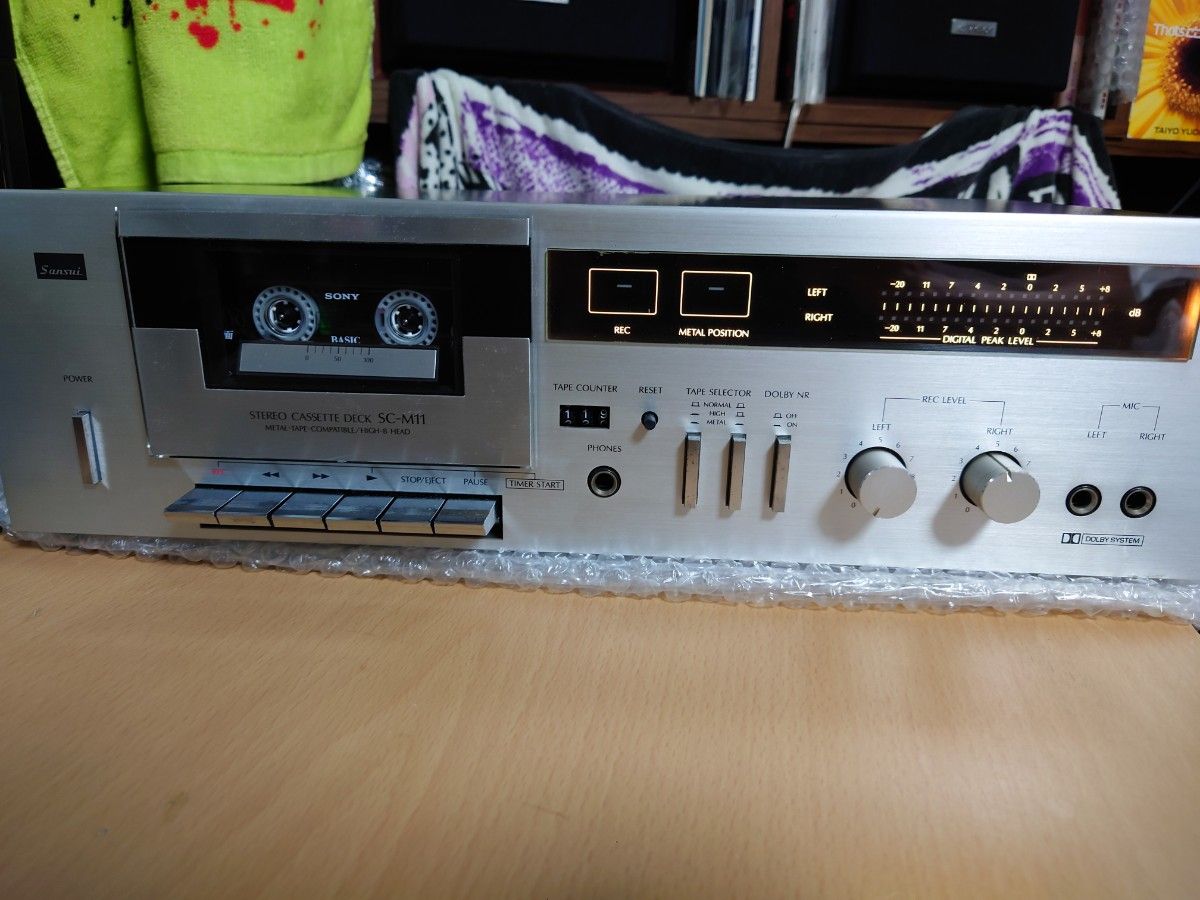 sc-m11 SANSUI　カセットデッキ　サンスイ