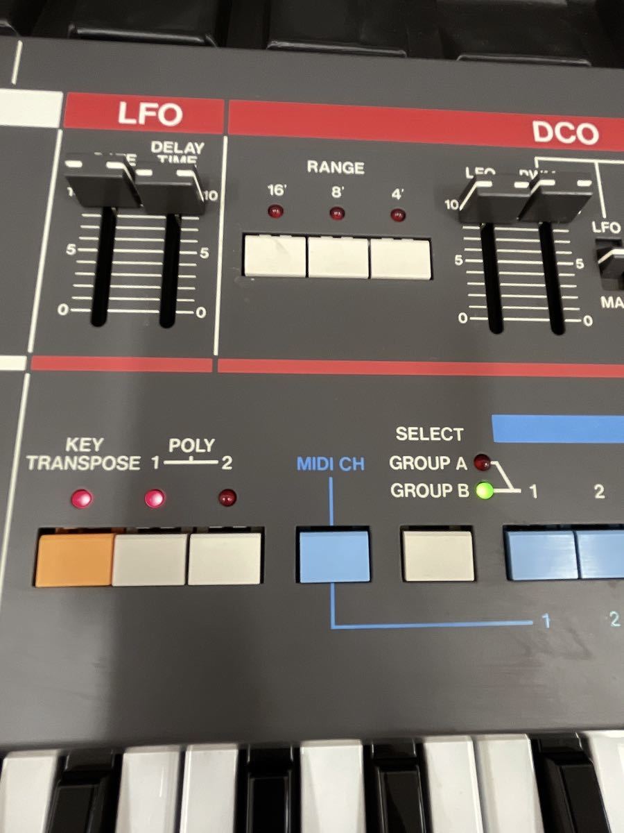 Roland ローランド JUNO-106 ポリフォニックシンセサイザー 通電確認