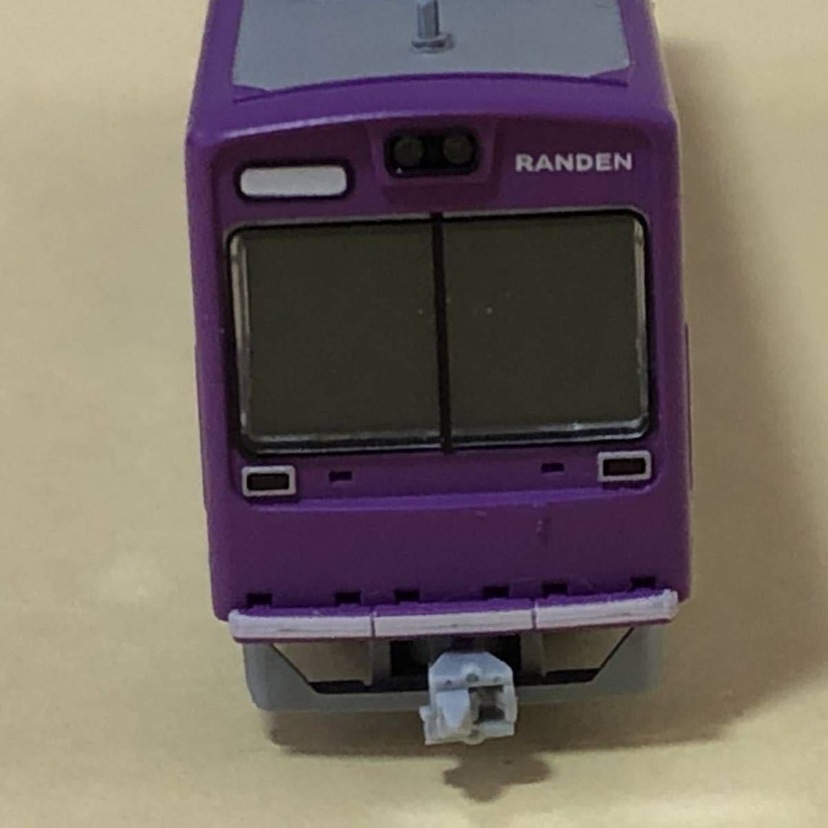 路面電車○京福電鉄希少京紫色(走行,前後ライト点灯確認済み) | JChere