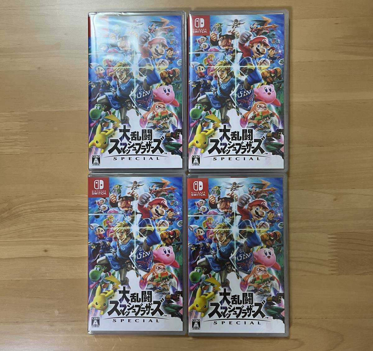 最高 新品未開封 大乱闘スマッシュブラザーズ Nintendo Switch 4本