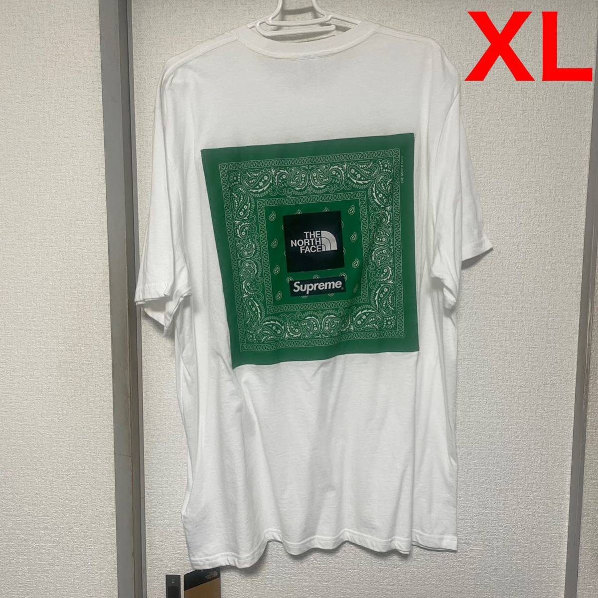 スニダン購入】Supreme / The North Face Bandana Tee White