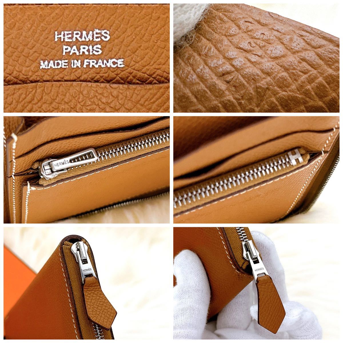 極美品】 HERMES エルメス アザップ コンバイン ラウンド 極美品】 HERMES エルメス アザップ コンバイン ラウンド