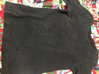 黒☆花模様☆半袖Ｔシャツ☆Ｍ☆ＵＳＥＤ_画像1