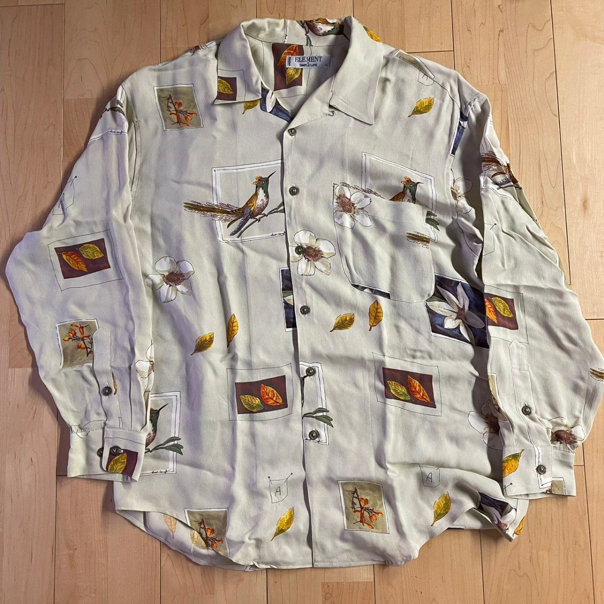 メンズ 総柄 レトロ ペイズリー バティック 柄シャツ まとめ売り セット 長袖ポロシャツ アメリカ オススメ 古着 古着卸