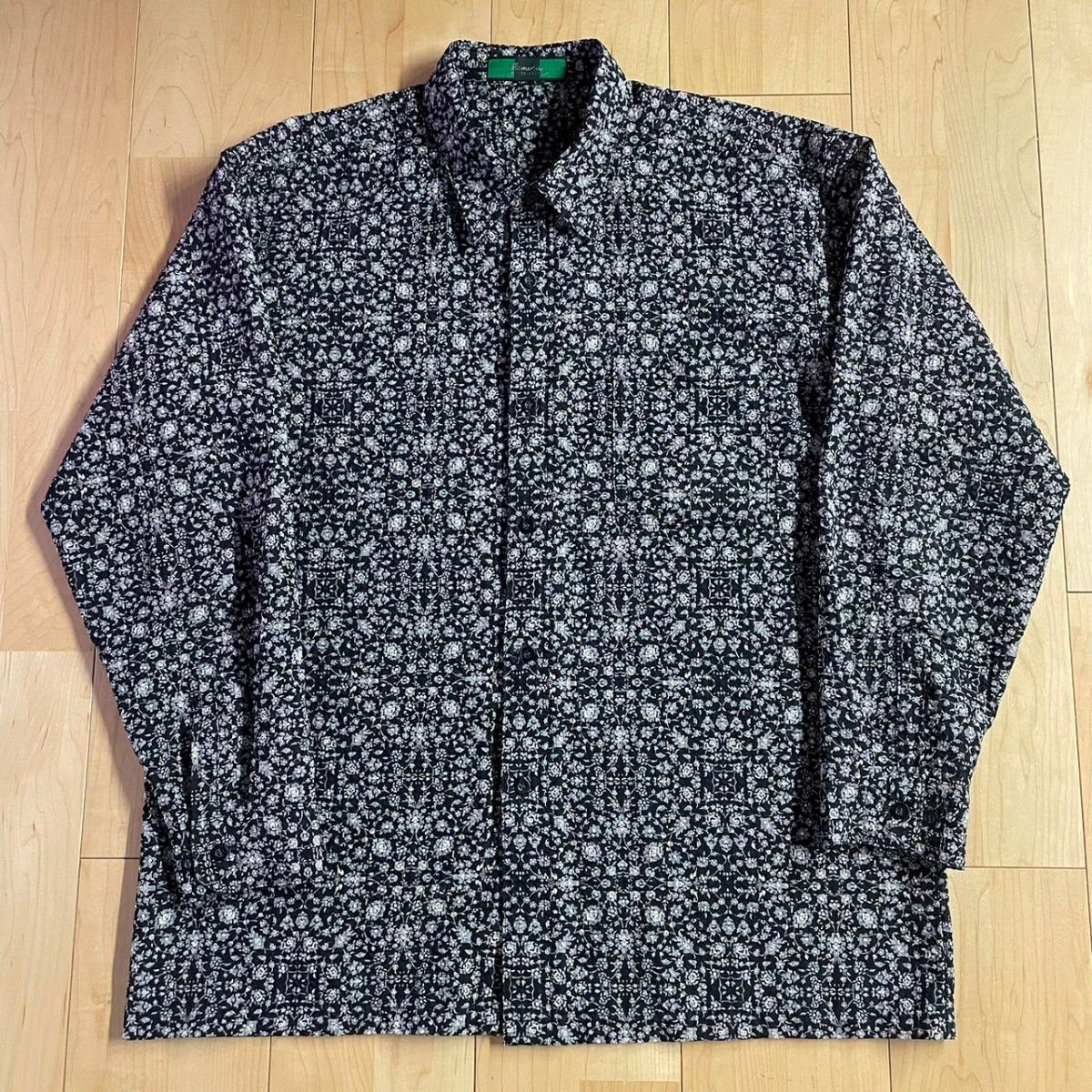メンズ 総柄 レトロ ペイズリー バティック 柄シャツ まとめ売り セット 長袖ポロシャツ アメリカ オススメ 古着 古着卸