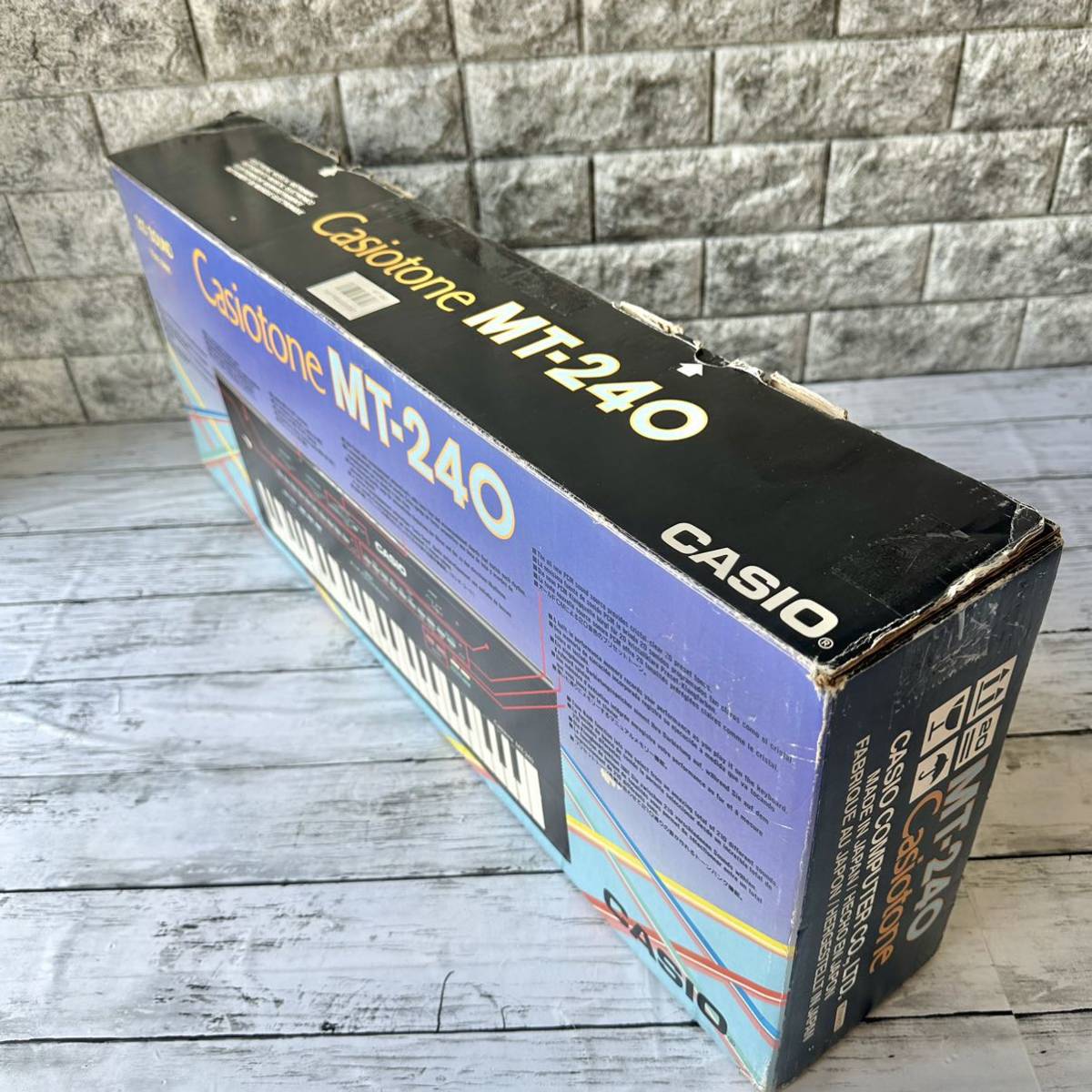 送料無料 Vintage Casio MT-240 キーボード MIDIシンセサイザー_画像10