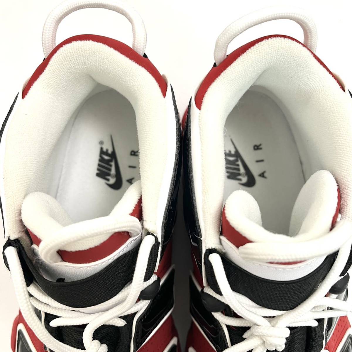 NIKE ナイキ AIR MORE UPTEMPO (GS) VARSITY RED/WHITE-BLACK エア