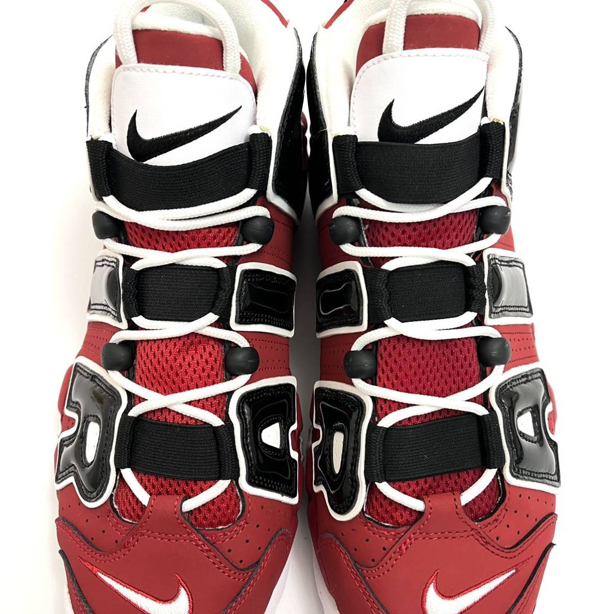 NIKE ナイキ AIR MORE UPTEMPO (GS) VARSITY RED/WHITE-BLACK エア