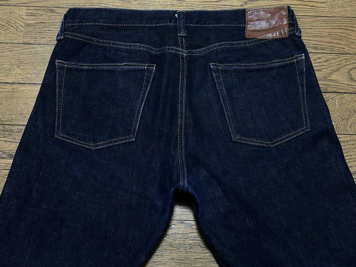 *FULLCOUNT&CO Fullcount Lot 1108XX cell bichi button fly Denim pants made in Japan dark blue 33 BJBC.H