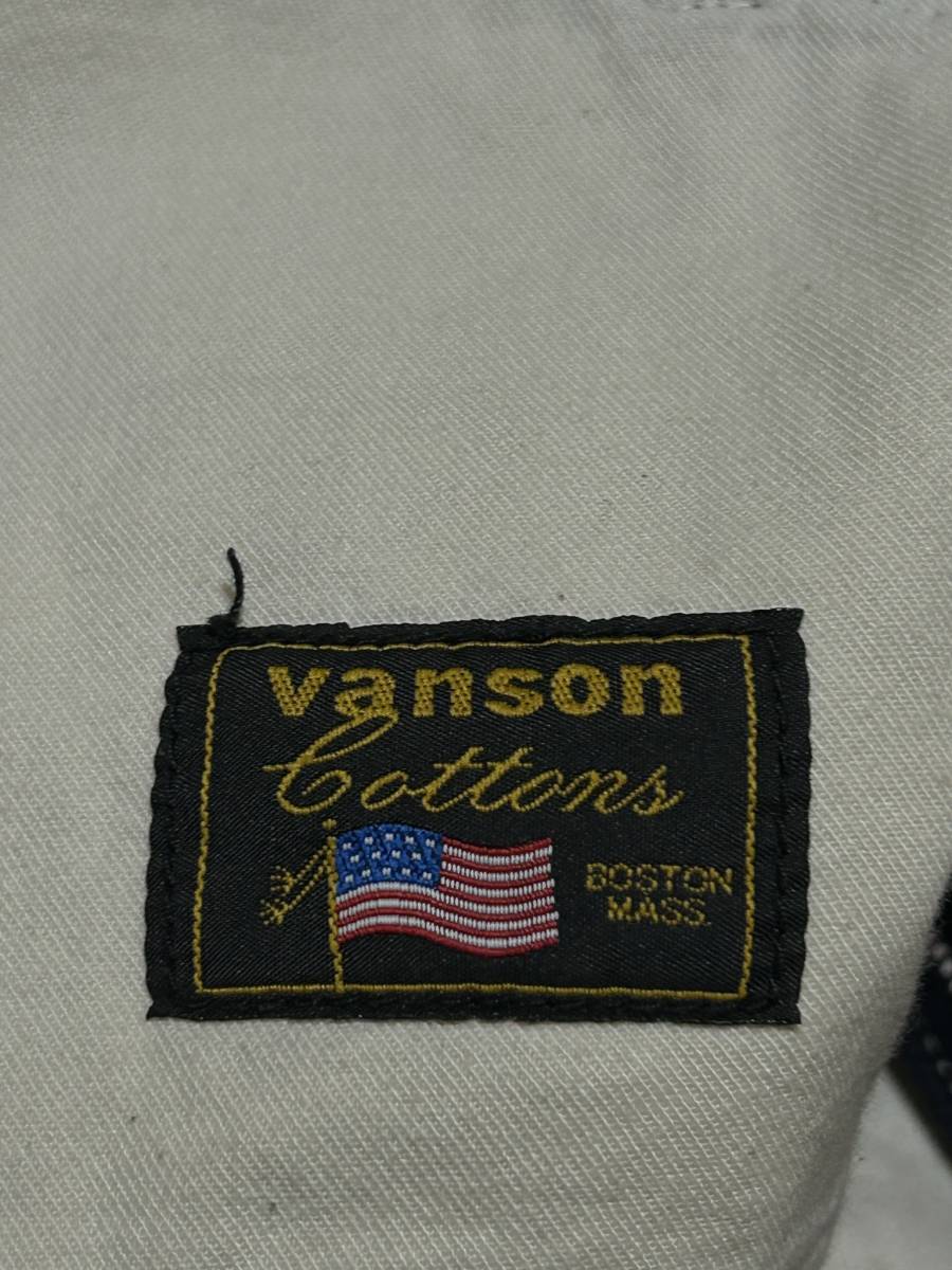 ※バンソン VANSON シンチバック ウォバッシュ ペインター パンツ 日本製 ネイビーブラック 大きいサイズ 36 BJBC.H_画像9