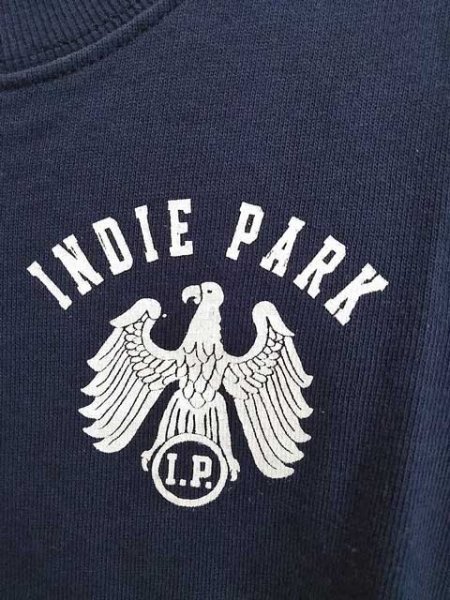 ap5018 ○送料無料 新品 INDIE PARK インディーパーク ベビー トレーナー サイズ90 青 ネイビー 長袖 伸縮性 春秋 鷲_画像5