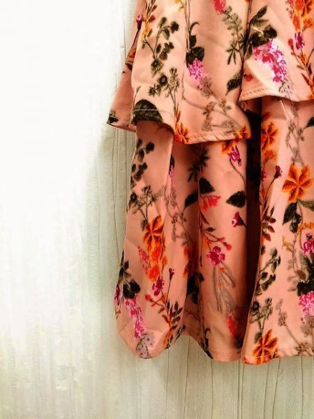 ap5430 ○ доставка бесплатно   новый товар  apres les cours ...  детский  ... длина   юбка   размер  100cm  розовый   цветы   рукоятка  ... ...