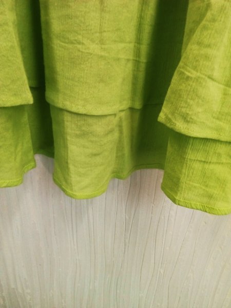 ap6891 0 бесплатная доставка новый товар ( есть перевод ) Kids короткий рукав рубашка 150cm соответствует светло-зеленый тонкий задний tail свободно ... большой размер 