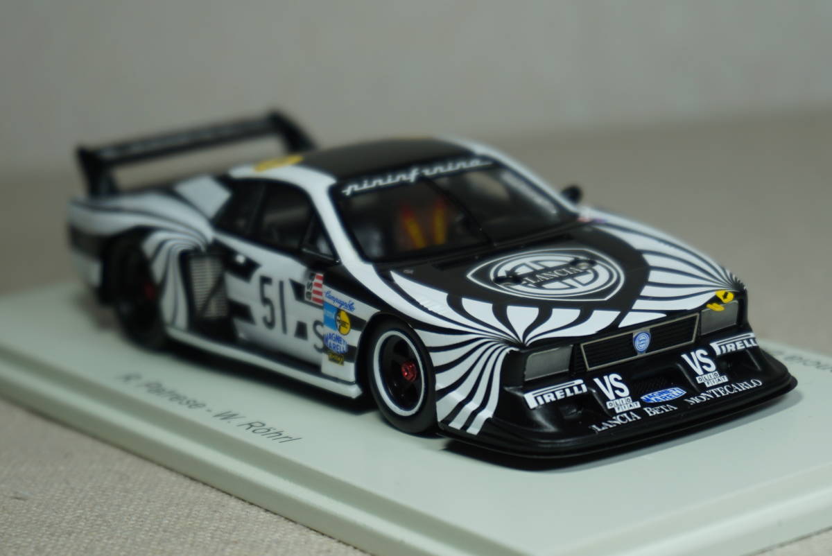 1/43 パトレーゼ ロール シルバーストーン Lancia Beta Montecarlo Turbo #51 1979 Silverstone 6h ランチア ベータ モンテカルロ ターボ_画像8