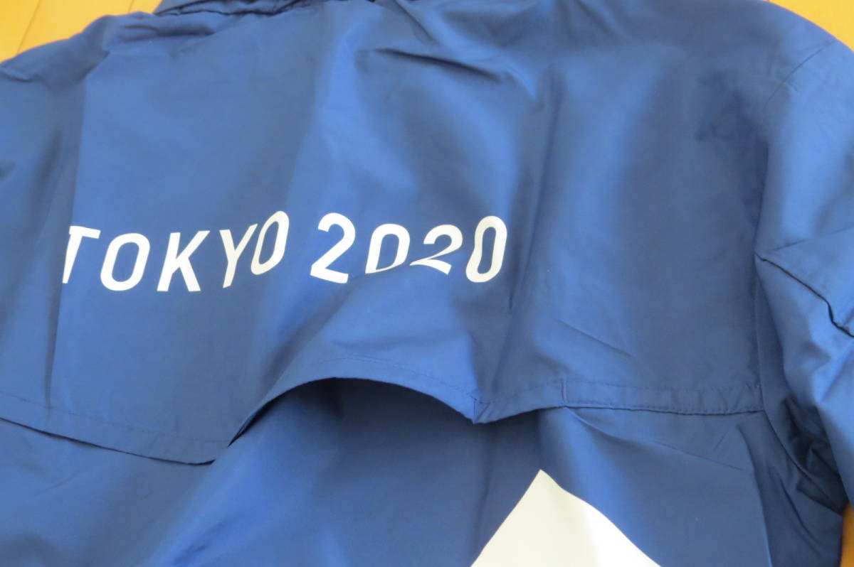 即決 アシックス 東京2020オリンピック パラリンピック シティボランティア ウィンドブレーカー ジャンパー ユニフォーム 上着 非売品 L_画像4