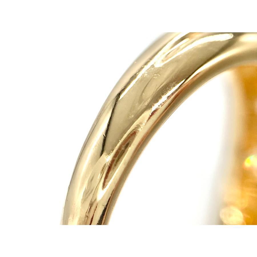 リング ダイヤモンド 18金イエローゴールド 指輪 13号 普段使い アクセサリー ジュエリー 金性刻印入り 高品質 レディース メンズ ギフト_画像5