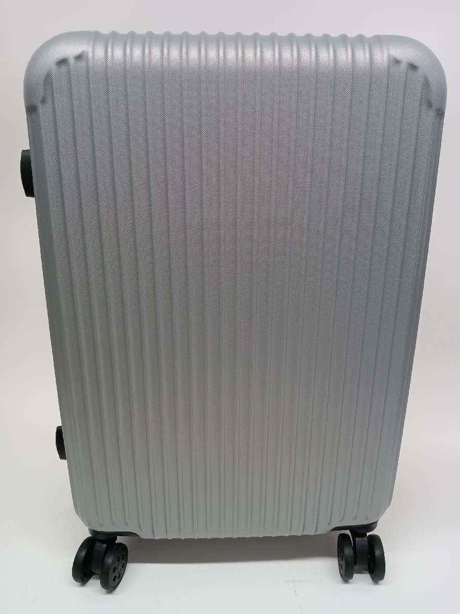 TSAロック搭載 スーツケース 60L シルバー SC101-24-SV R2307-357_画像3