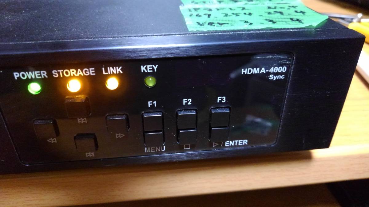 MEDIAEDGE HDMA-4000sync (Canopus) 動作品 中古 送料無料 デジタルサイネージ その④