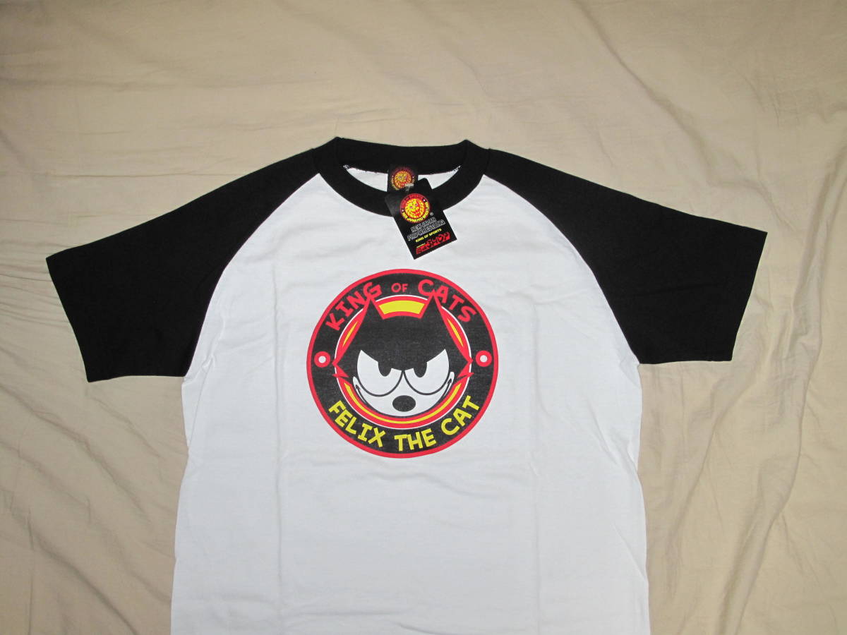 新品 新日本プロレスリング Tシャツ コラボ フィリックス・ザ・キャット Felix the Cat 半袖 New Japan Pro-Wrestling_画像2