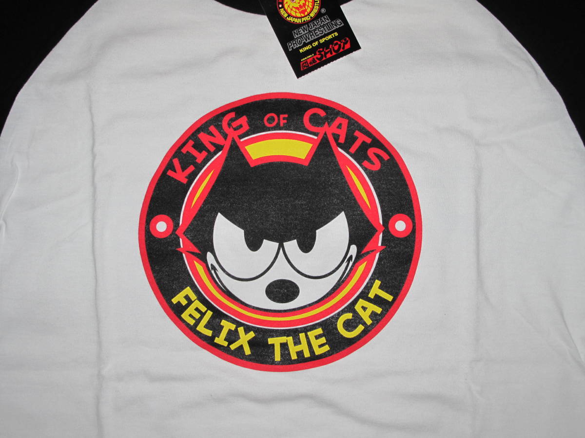 新品 新日本プロレスリング Tシャツ コラボ フィリックス・ザ・キャット Felix the Cat 半袖 New Japan Pro-Wrestling_画像3