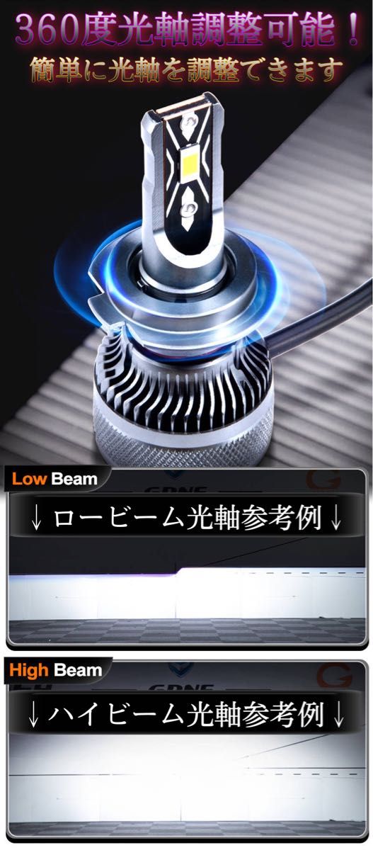 H11 LED ヘッドライト バルブ フォグ 超絶爆光 V6P 6000k .