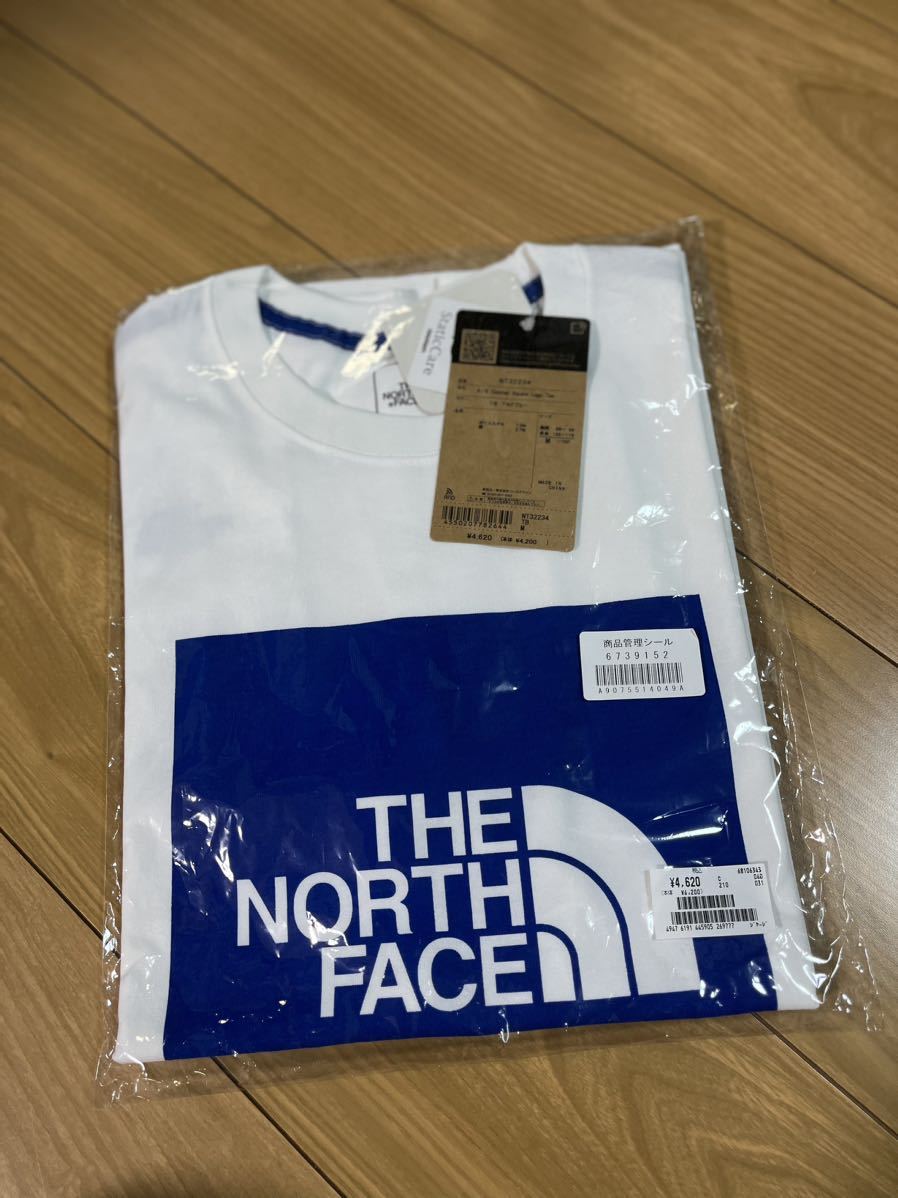 新品　ノースフェイス Mサイズ　メンズ　半袖Tシャツ　トップス　グレー　THE NORTH FACE 男性　ロゴTシャツ