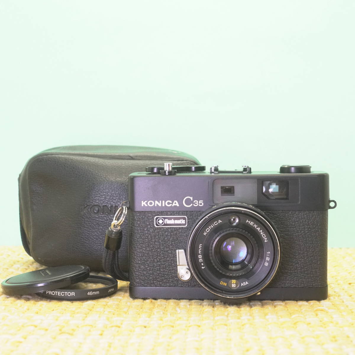 2022新商品 完動品◎KONICA #847 フィルムカメラ matic Flash C35