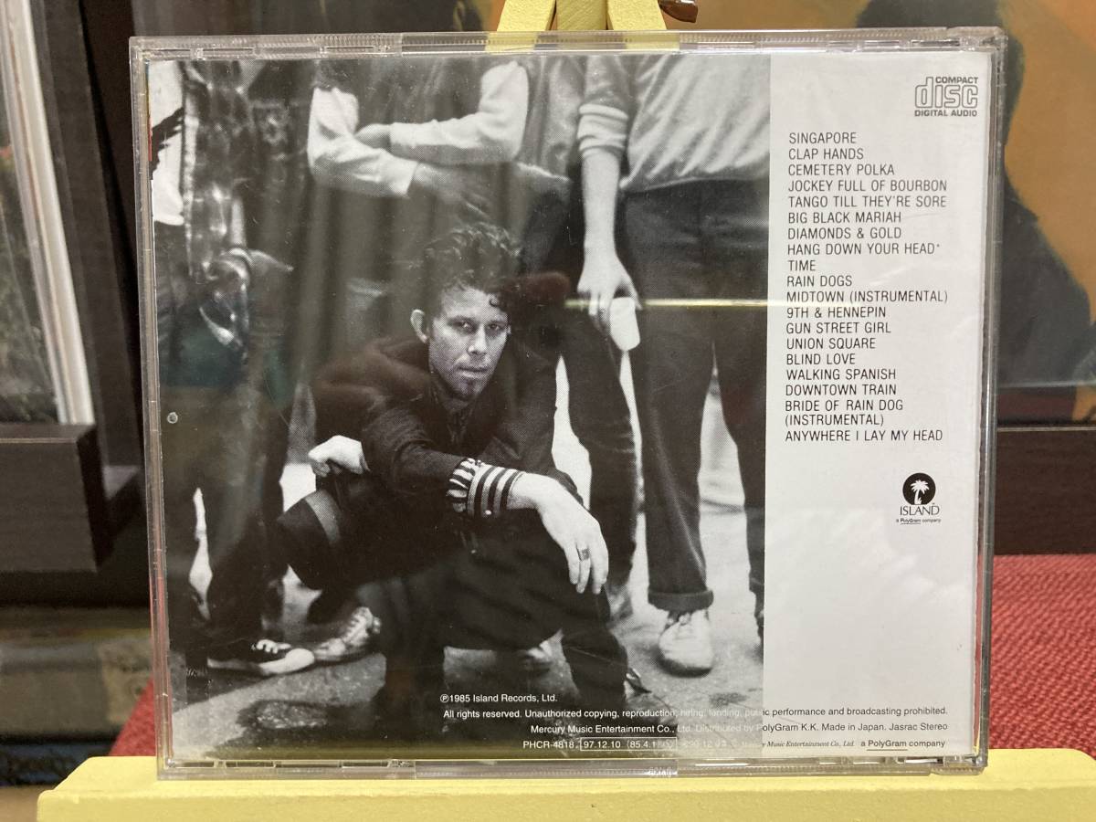 【CD】TOM WAITS ☆ Rain Dogs 97年 国内盤 Island Records SSW 名盤 85年作 Downtown Train 良盤 帯欠損_画像2