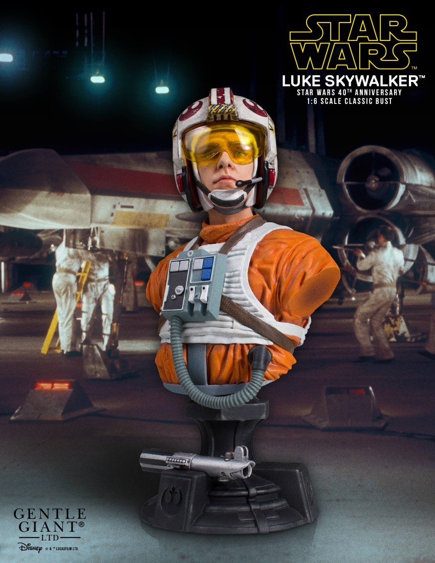 GENTLE GIANT★2017 SDCC CONVENTION EXCLUSIVE★LUKE SKYWAKER★X-WING PILOT★CLASSIC BUST_画像1