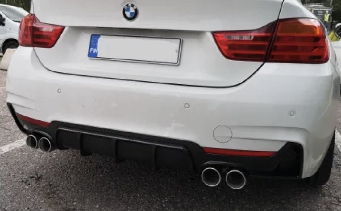 ★NEW★ BMW F30 F31 F32 F33 F36 マフラー キット M3 ルック エアロ バンパー カスタム 3シリーズ 4シリーズ ツーリング Mスポーツ パーツ_画像5