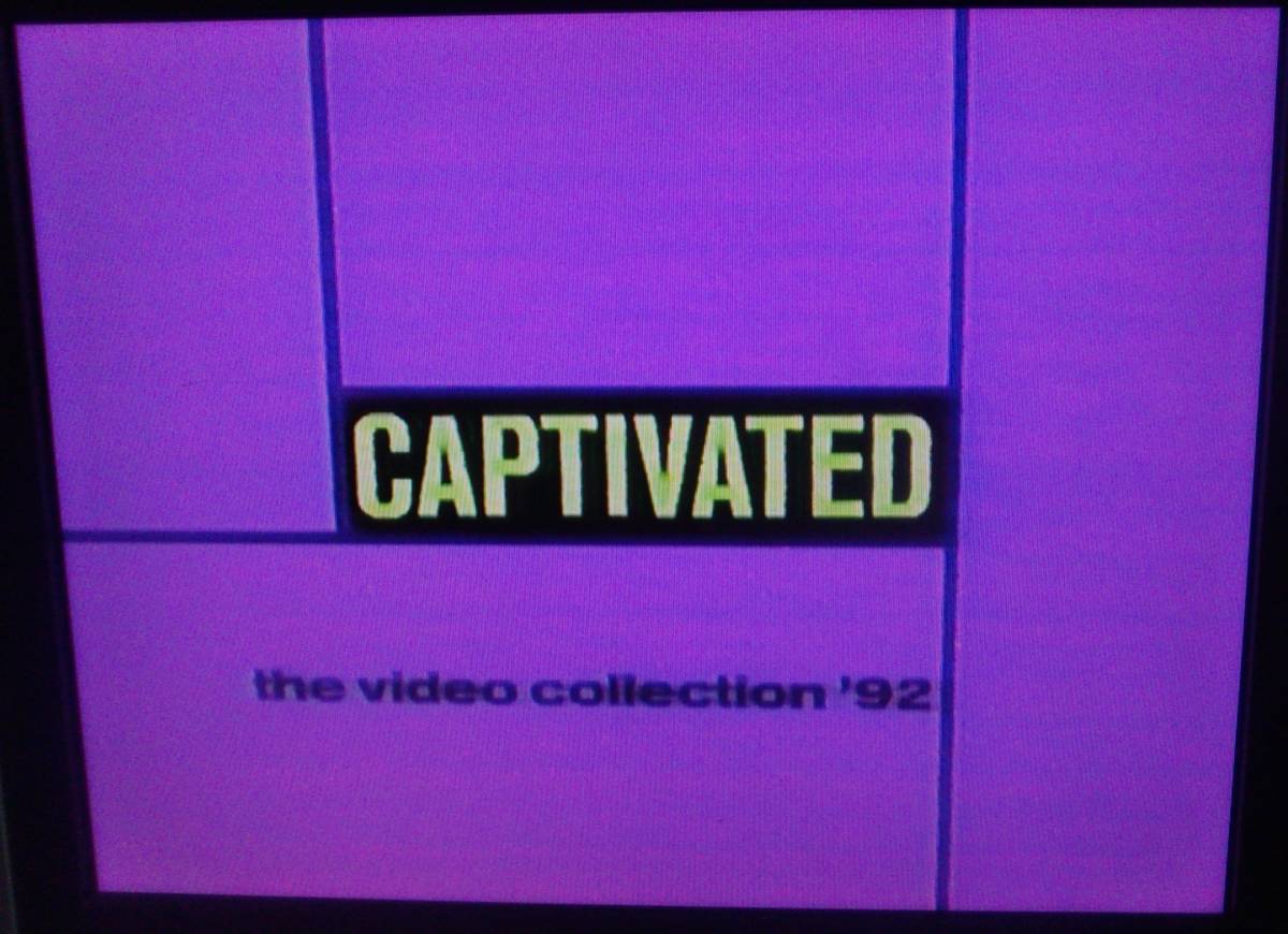 【匿名発送・追跡番号あり】 VHS PAULA ABDUL / CAPTIVATED THE VIDEO COLLECTION ’92 ポーラ・アウドゥル