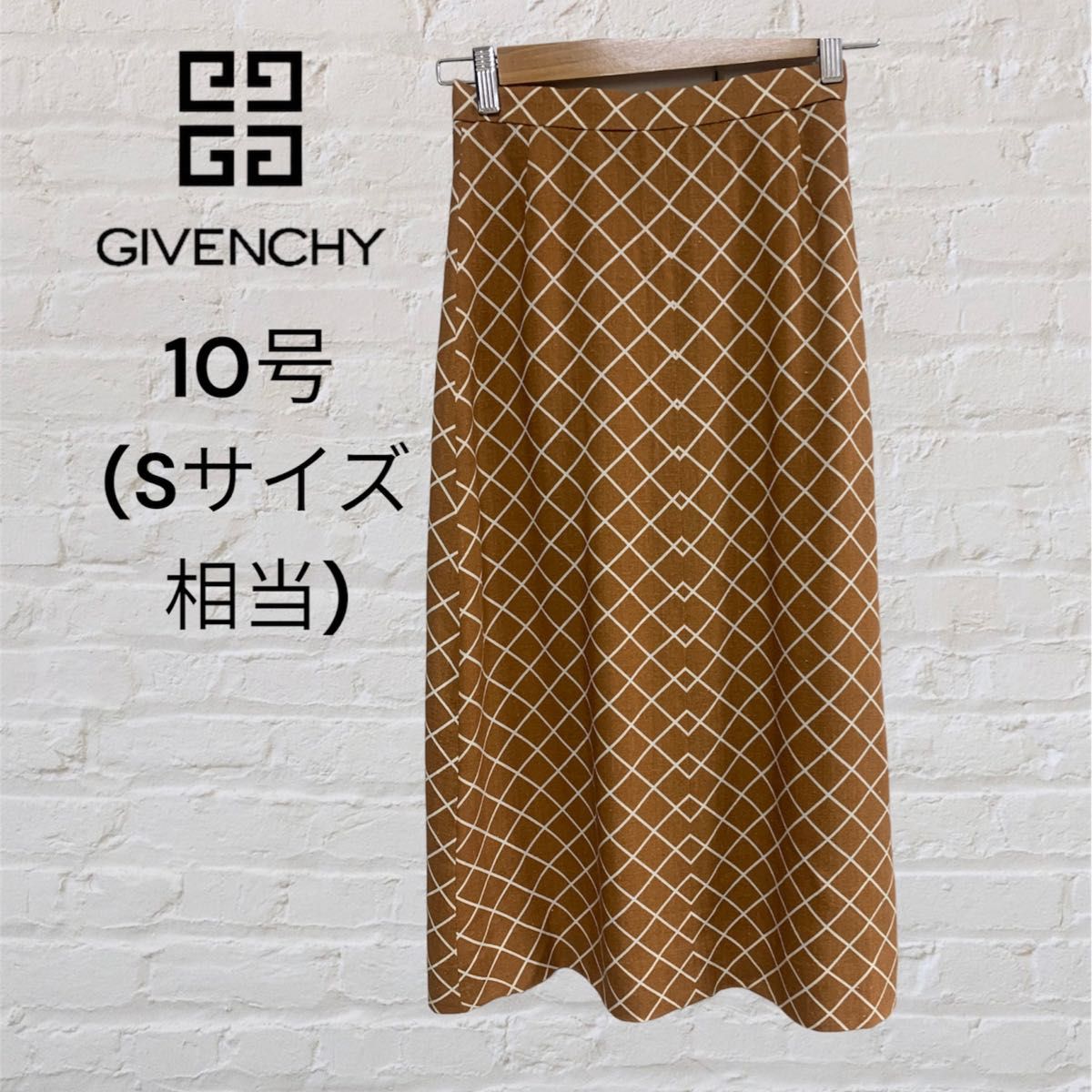 GIVENCHY/ジバンシー　ミモレ寸スカート　10号(sサイズ相当)