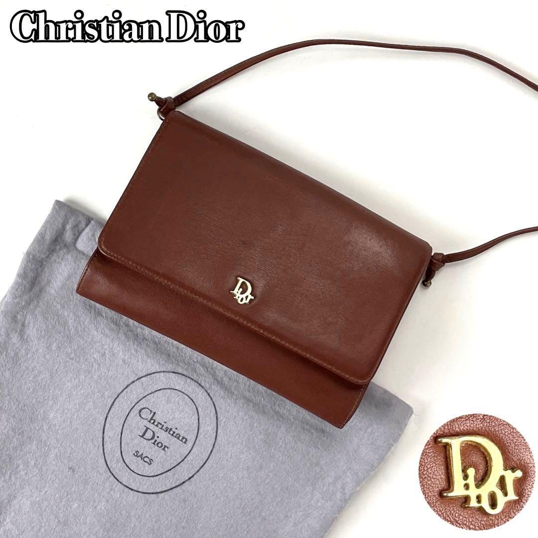 美品】Christian Dior ディオール ショルダーバッグ トロッター