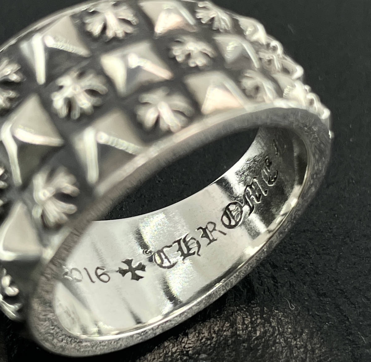 正規品☆美品☆CHROME HEARTS クロムハーツ・ピラミッドプラスGRUATD