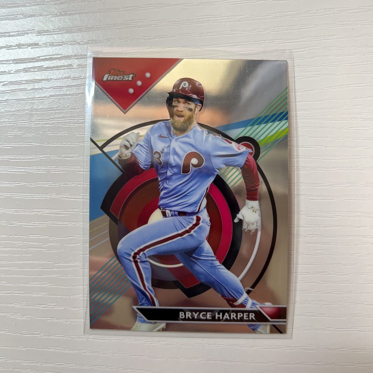 2023 Topps Finest Bryce Harper_画像1