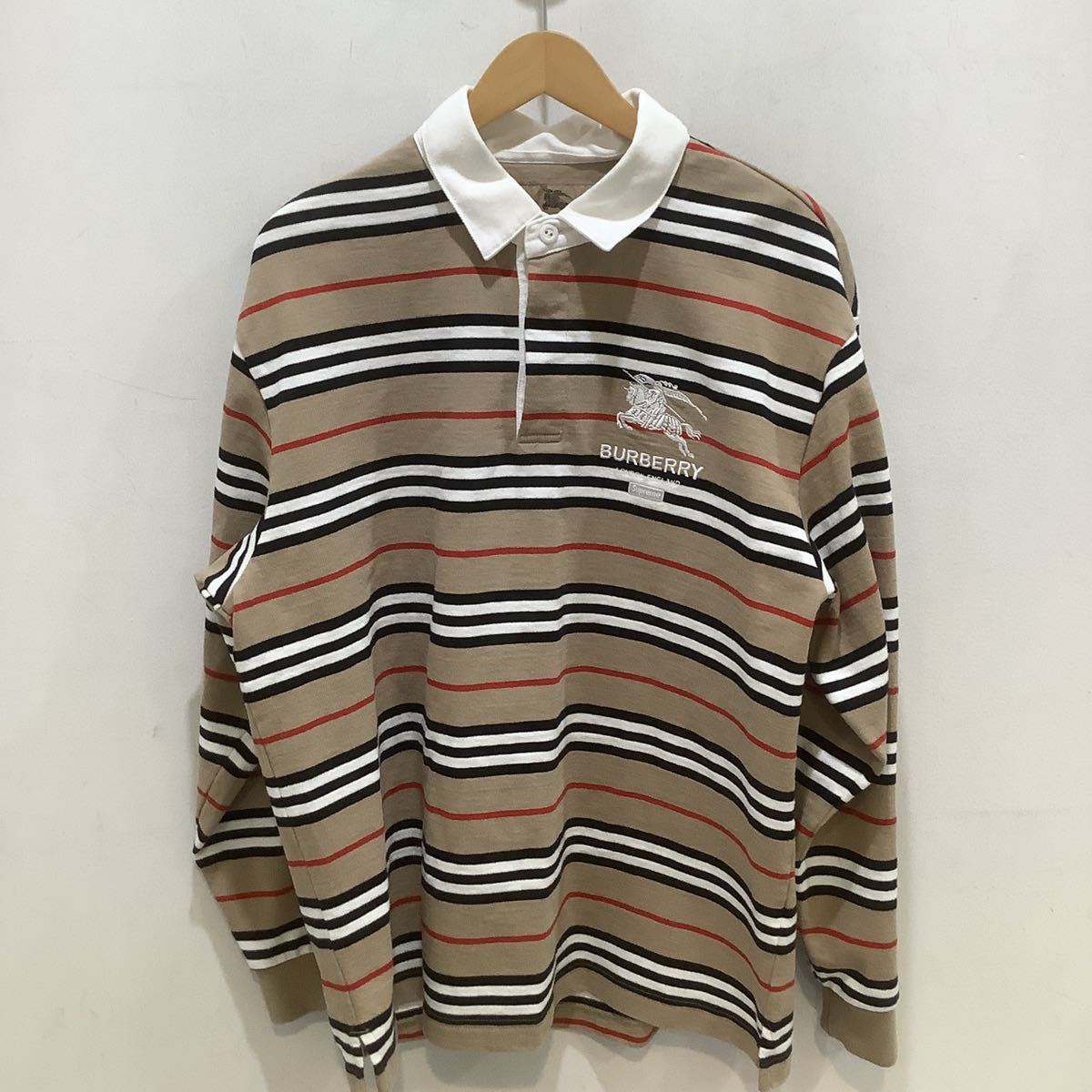 Supreme シュプリーム BURBERRY バーバリー 2023 S/S RUGBY TOP