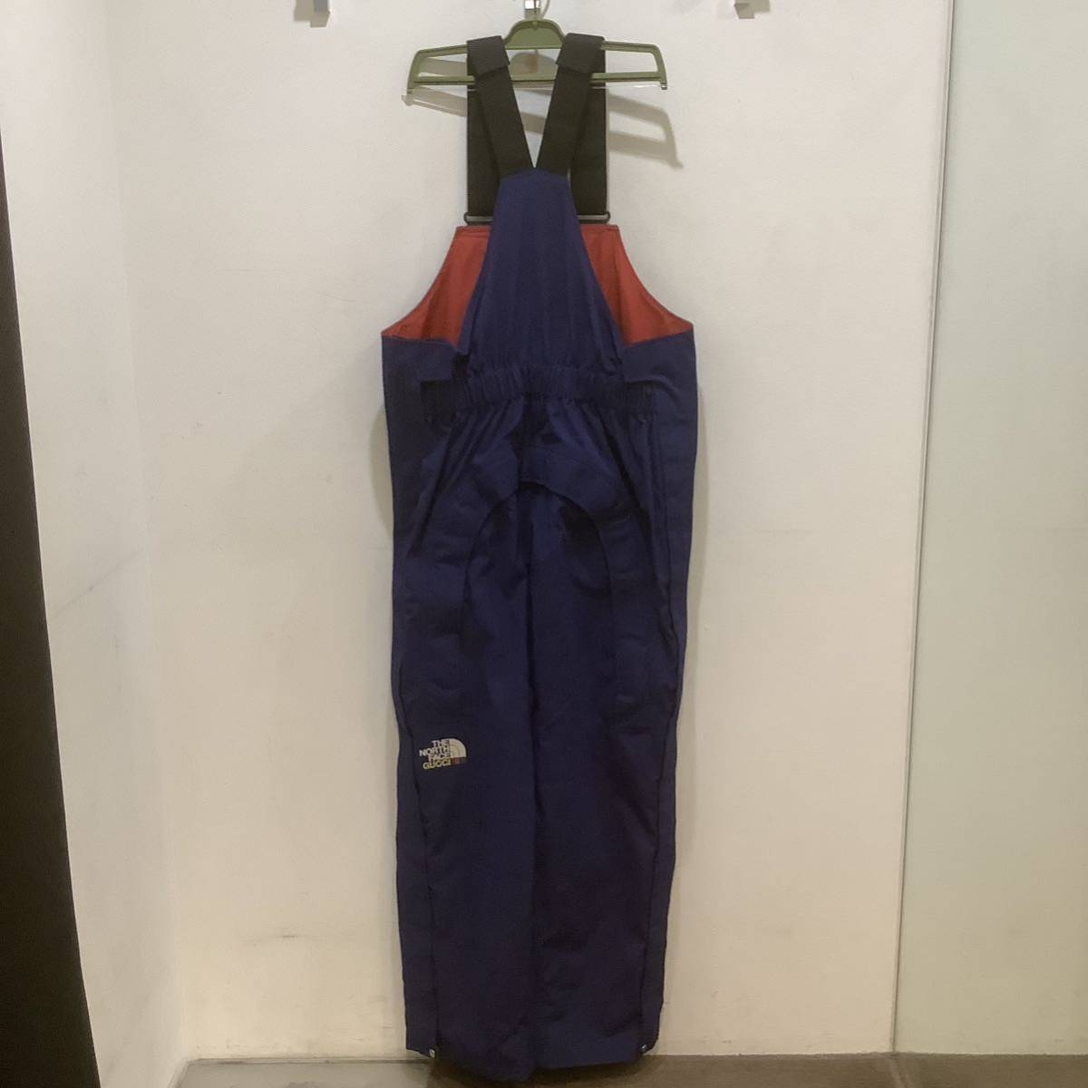 GUCCI × THE NORTH FACE グッチ × ザノースフェイス 2021AW オーバーオール ネイビー サイズL 622936