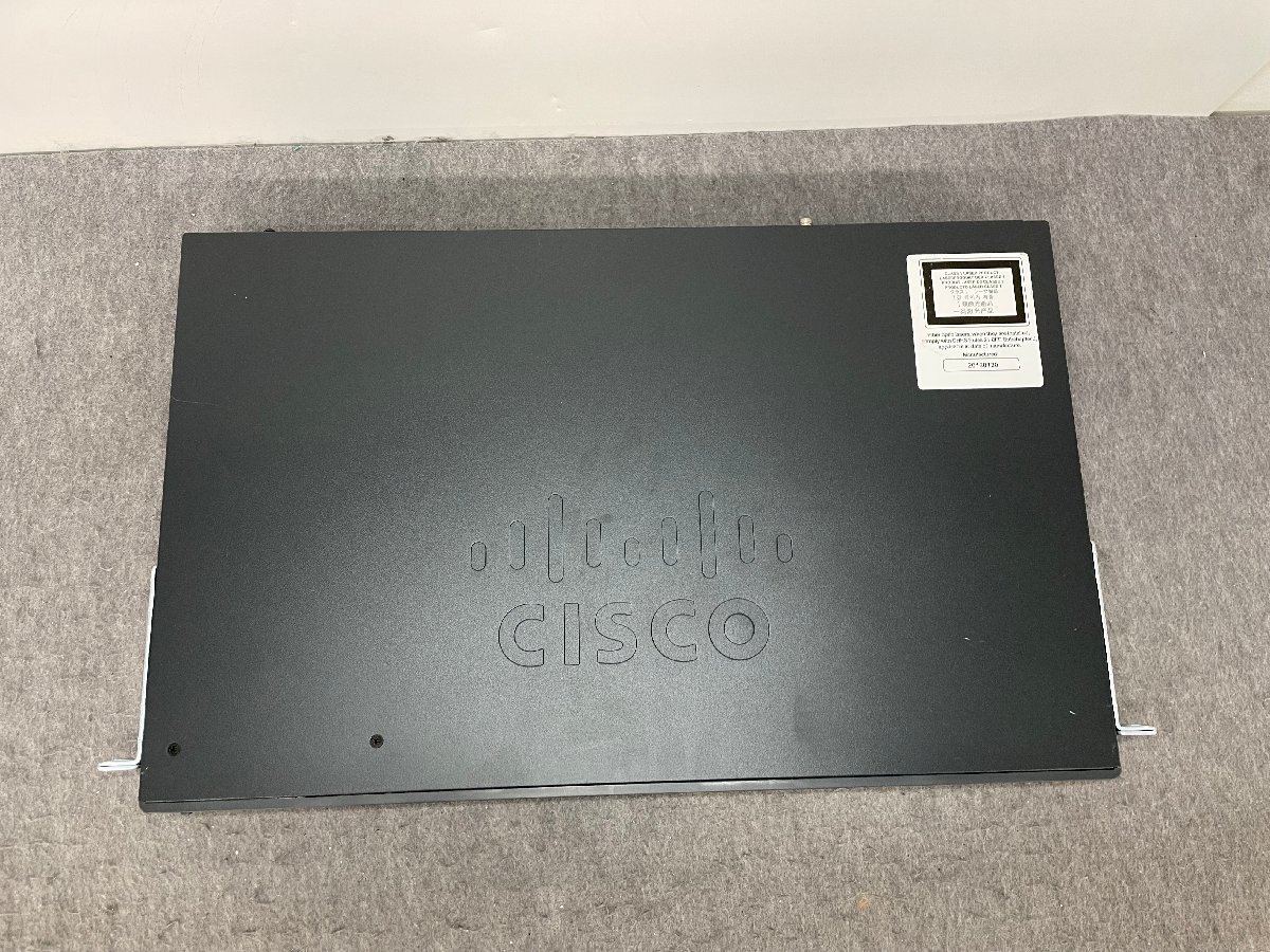 【CISCO】Catalyst 2960-X シリーズ WS-C2960X-24TS-L V03 初期化済 中古 Ver15.2(2)E3 C2960X-Stack付き_画像4