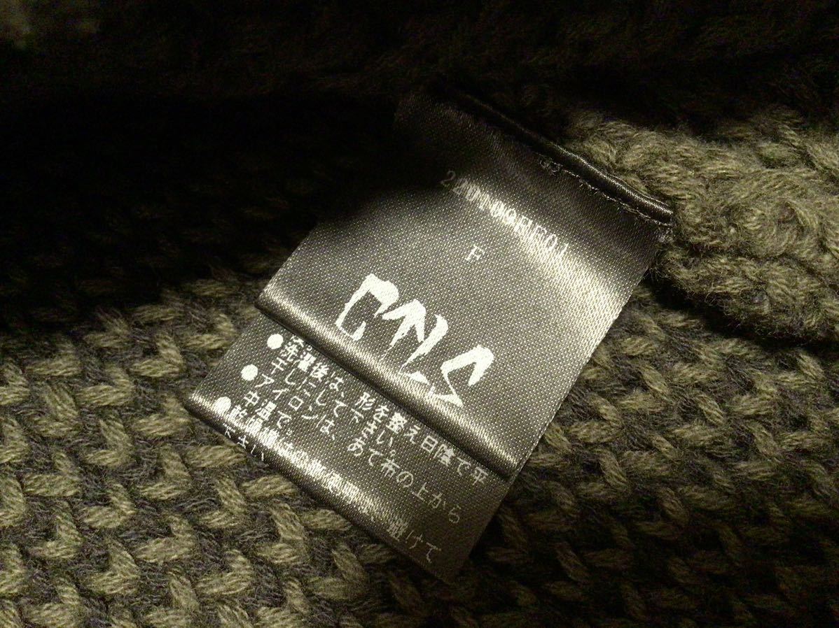 CVTVLIST CTLS CRASH KNIT“GREEN(KHAKI)” カタリスト クラッシュニット