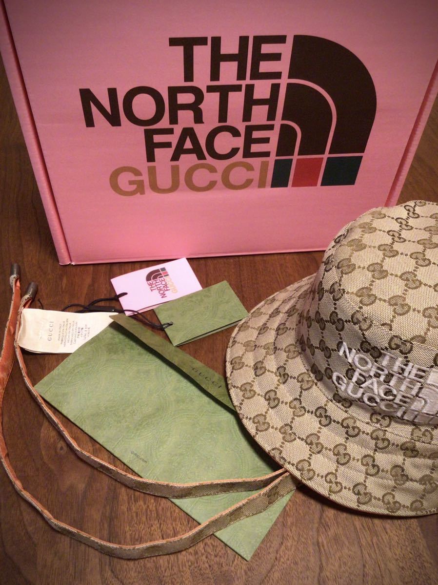 GUCCI×THE NORTH FACE REVERSIBLE BUCKET HAT グッチ×ノースフェイス