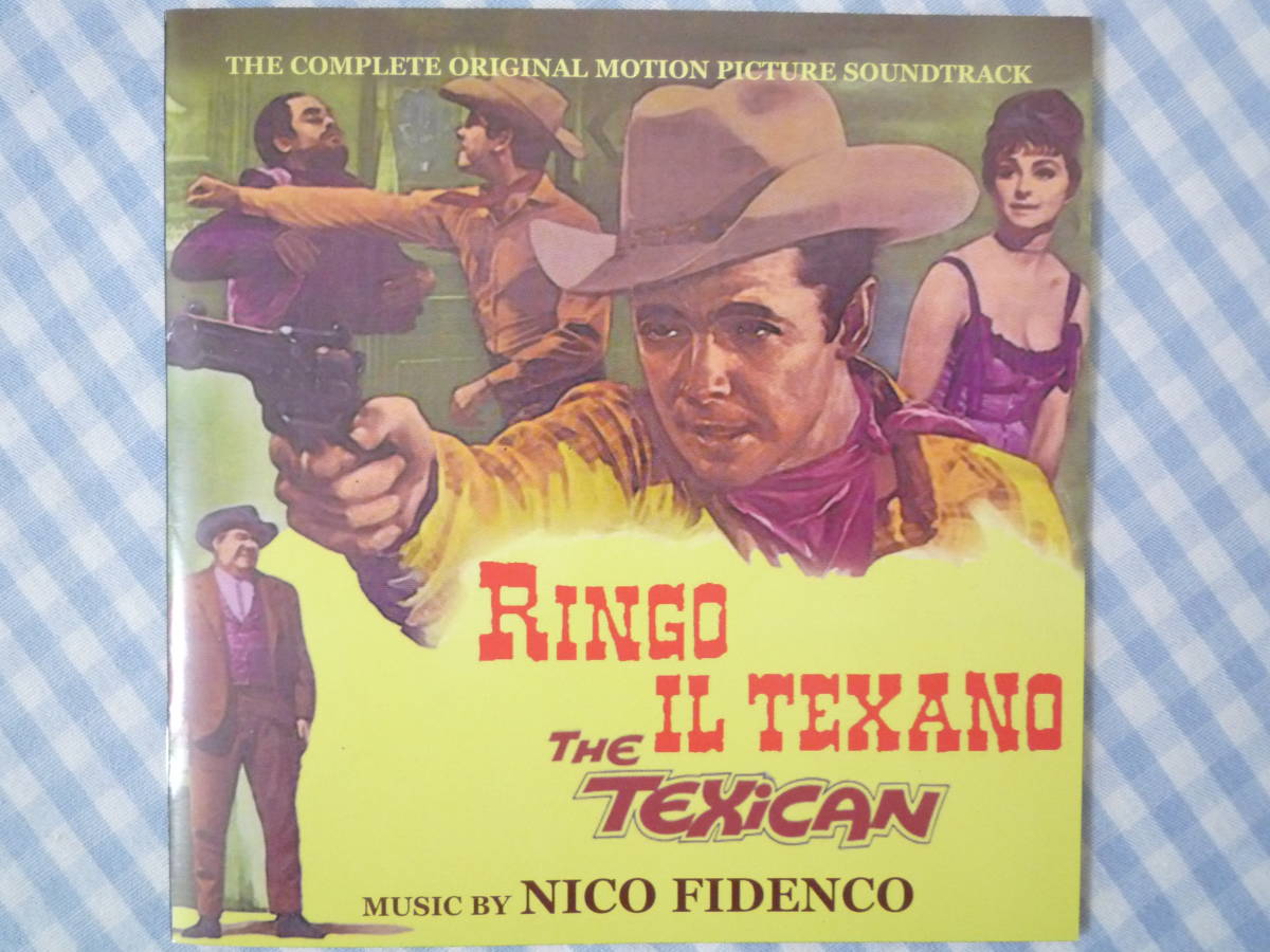 【CD】NICO FIDENCO / RINGO IL TEXANO　ニコ・フィデンコ　テキサス群盗団　マカロニウエスタン　オリジナル・サウンド・トラック_画像1