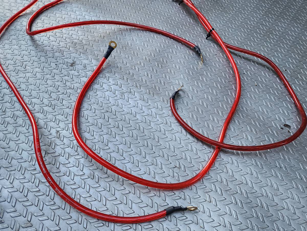 RX-8 SE3P earthing cable earth kit red 