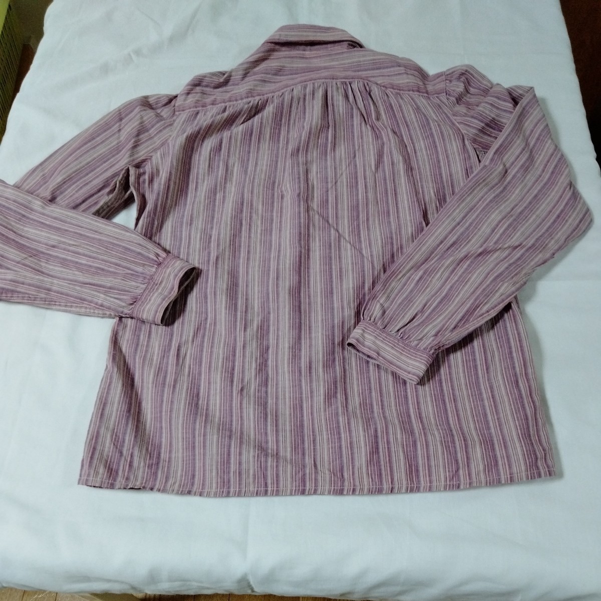 Calvin Klein ストライプシャツ サイズ4 ピンク系　美品_画像5
